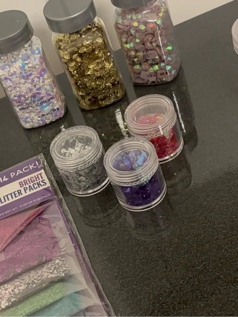 Bright Glitter Packs - Multi Color